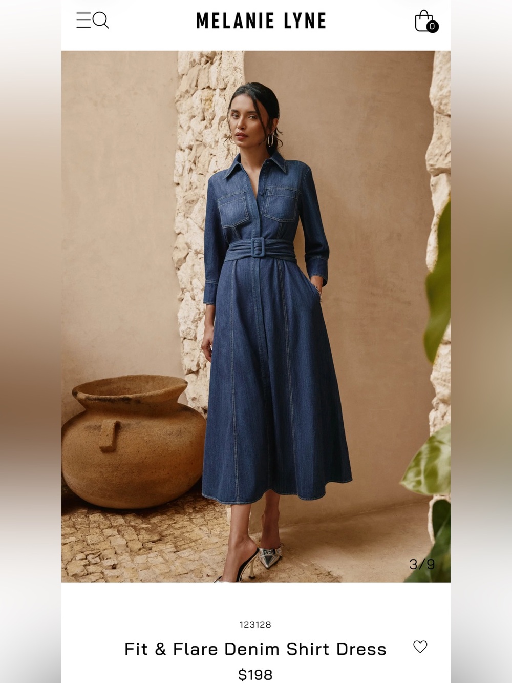 Melanie Lyne denim dress